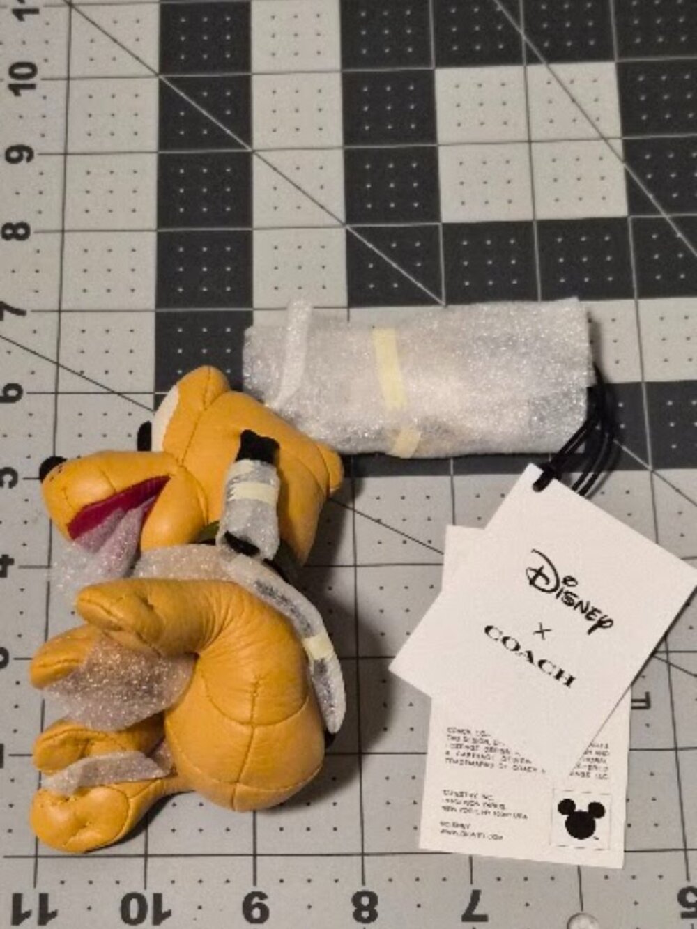 Coach BRAND NEW x Disney X Coach Pluto Collectible Bag Charm CDL75 - NWT - - Picture 8 of 9